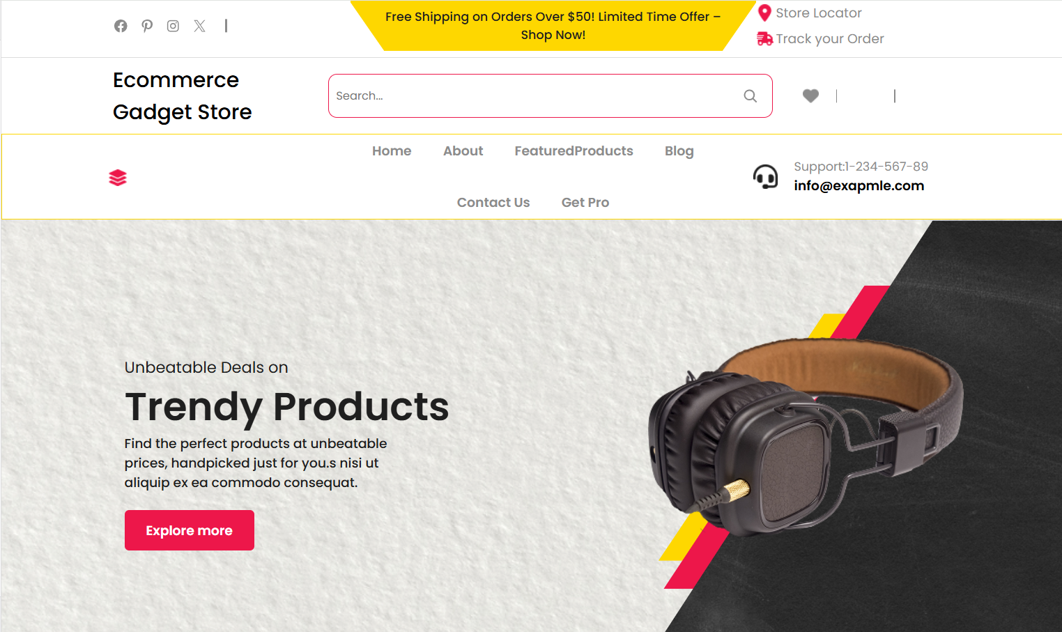 Ecommerce Gadget Store